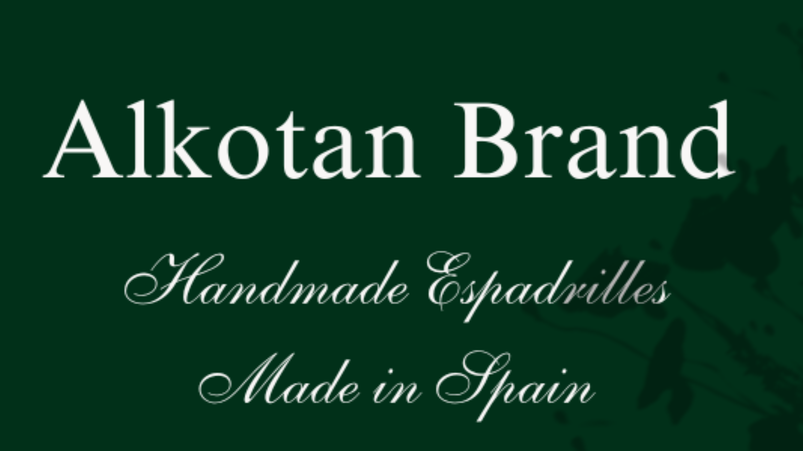 Calzado de yute, diseño y fabricación Española. Hecho a mano. 
Jute footwear, Spanish design and manufacturing. Handmade.
Juteschuhe, spanisches Design und Herstellung. Handgefertigt.
Chaussures en jute, conception et fabrication espagnole. Fait à la main.