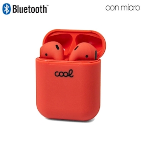 Auriculares Stereo Bluetooth Dual Pod COOL AIR V2 Rojo